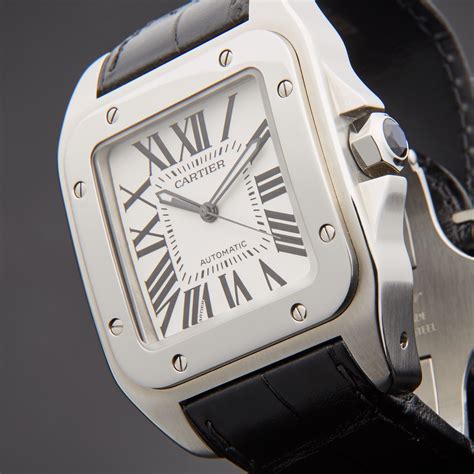 cartier santos 100 large price|cartier santos usato.